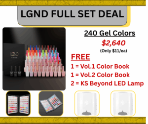 Chaun Legend – Gel Polish Full Set | 240 Colors + Swatch Books + LED Lamps (0.5oz each)